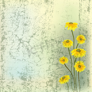 抽象花卉插图