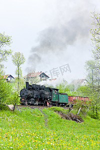 朋克赛博dj摄影照片_“窄轨铁路，Banovici，波斯尼亚和黑塞哥维那”