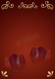 roses摄影照片_roses_two_background
