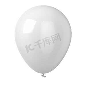 粉水气球摄影照片_白色气球