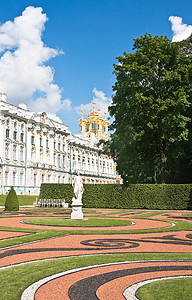 “位于 Tsarskoye Selo (Pus) 镇的凯瑟琳宫