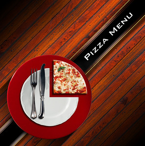 菜单设计模板摄影照片_披萨菜单设计