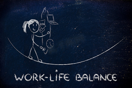 工作与生活平衡摄影照片_工作与生活的平衡与责任管理：职场妈妈