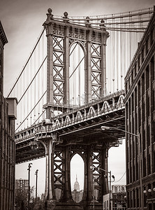 美国纽约曼哈顿大桥