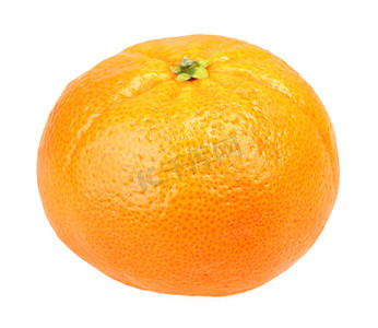 蜜橘摄影照片_一个完整的橘子