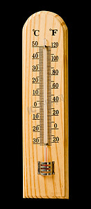 木质温度计