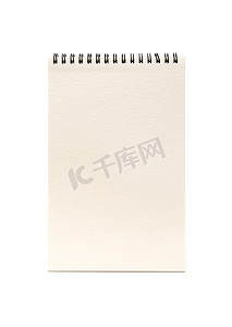 空白单面白皮书笔记本垂直