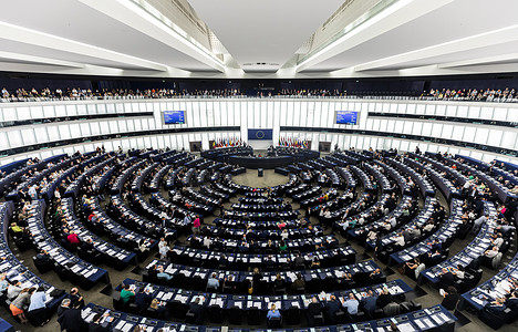 gif佣金摄影照片_欧洲议会全体会议厅
