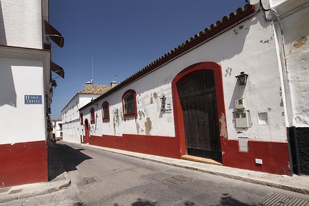 街景，Sanlucar de Barrameda，Costa de la Luz，加的斯，安达卢西亚，西班牙，欧洲