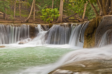 泰国的瀑布场景