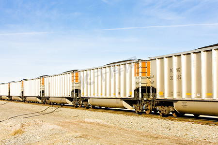 “货运列车，美国科罗拉多州”