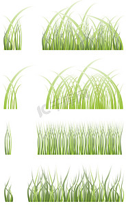 谢谢矢量图摄影照片_绿草矢量图