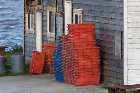 shack摄影照片_Fishing Shack Hecla Isand 马尼托巴湖 温尼伯