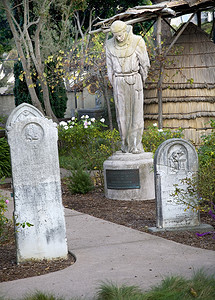 僧侣雕像公墓使命多洛雷斯旧金山加利福尼亚