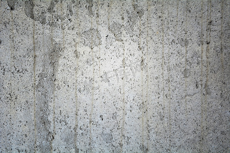 地基下沉摄影照片_水泥地基墙体纹理 — 灰色裂缝，脏兮兮的背景