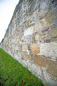 “古老的中世纪修道院墙”