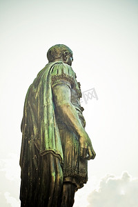 罗马图标摄影照片_罗马皇帝的雕像