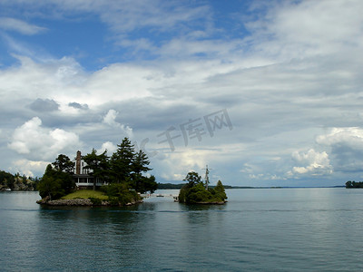 加拿大安大略湖千岛群岛和十字路口
