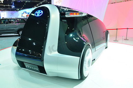 “曼谷，泰国 - 3 月 30 日： 丰田 Fun Vii，概念车，显示了”