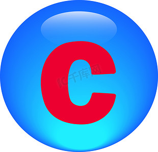 c字艺术字摄影照片_字母表图标符号字母 C