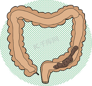卤水大肠摄影照片_大肠中的肠