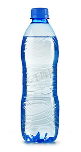 聚碳酸酯塑料瓶矿泉水隔离在白色
