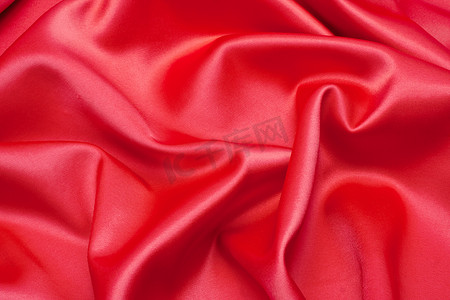 红色缎布