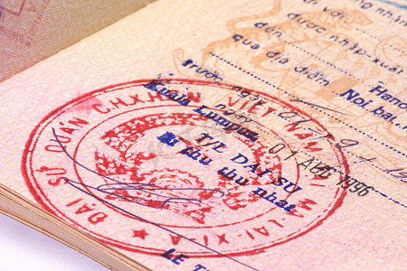 护照签证摄影照片_越南签证