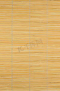垫子logo摄影照片_“黄色竹席，背景”