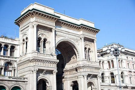 二维码法院摄影照片_维托里奥埃马努埃莱二世画廊在米兰
