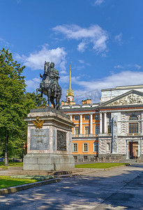 彼得一世纪念碑，俄罗斯圣彼得堡