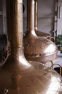 酿造过程中使用的啤酒发酵罐