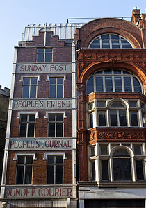 伦敦舰队街的旧出版大楼。