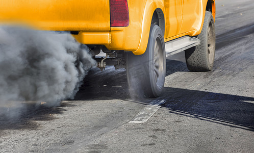 道路车辆排气管造成的空气污染