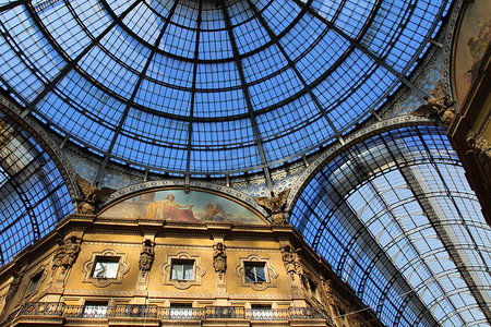 玻璃画廊 - Galleria Vittorio Emanuele - 米兰 - 意大利