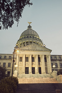 密西西比州摄影照片_杰克逊州议会大厦