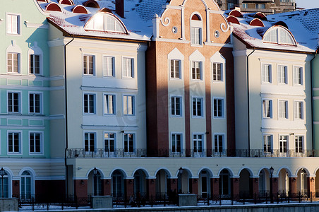 透视正方体摄影照片_加里宁格勒的古建筑