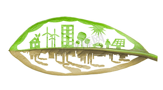 “反对污染概念的绿色生态城市，隔绝在惠特”