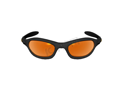 现代黑色感官眼镜作为眼睛保护