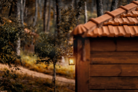 树林中的小屋