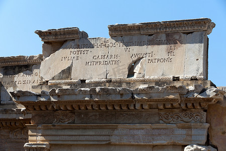 古希腊城市以弗所的废墟