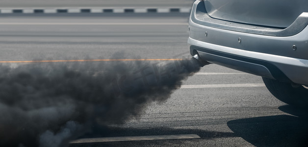 道路柴油车排气管对城市的空气污染危机