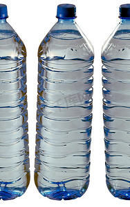 蓝色瓶装水