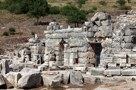 古希腊城市以弗所的废墟