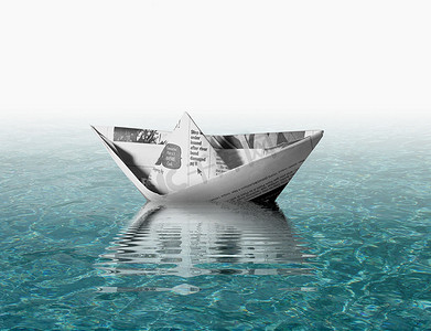 水上纸船