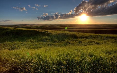 暴风云 Prairie 天空 Saskatchewan