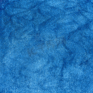 蓝色粗糙纹理-水彩背景