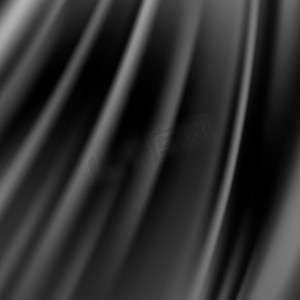 黑色抽象缎面窗帘背景