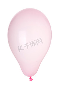 气球粉色摄影照片_粉色气球
