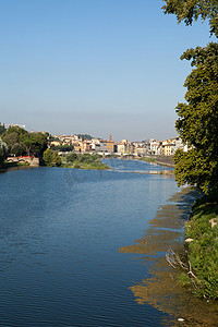 佛罗伦萨 - 阿尔诺河沿岸的建筑物